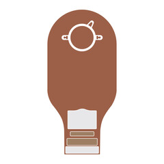 Colostomy bag icon design