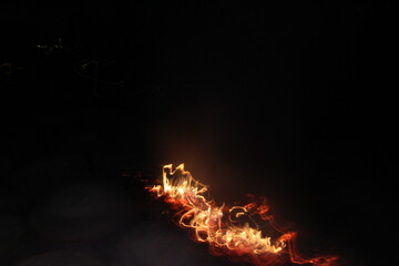 fire in the night