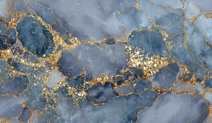Fototapeta premium Abstract marble pattern with gold flecks (1)