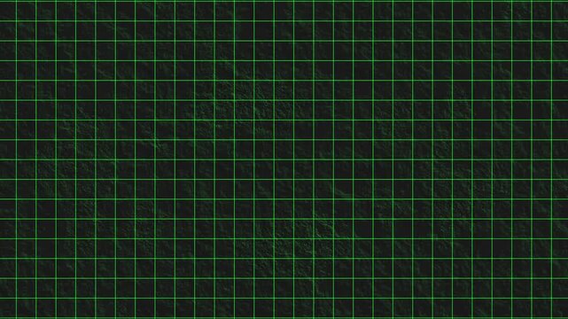 Green Grid Overlay on Dark Textured Surface lines - Powered by Adobe
