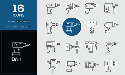 Creative Line Icons Collection for Professional Visual Projects