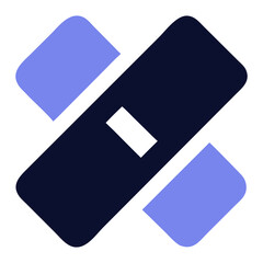 Bandage Icon for Medical Treatment, First Aid, and Healthcare Design
