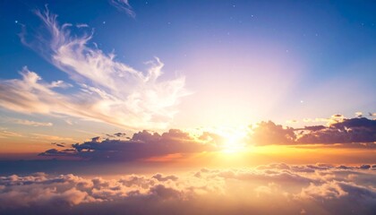 日の出の写真　雲海　絶景