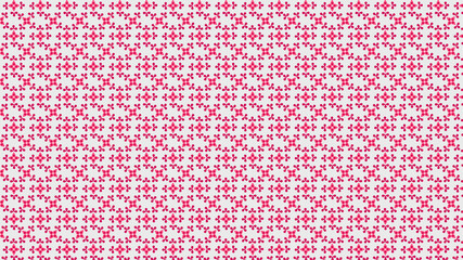 Black, Red, and Cream Repeat