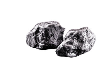 Aluminum is a chemical element. Aluminum stone for industrial use. Silver ore.