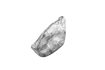 high purity polycrystalline silicon from Freiberg / Germany isolated on white background