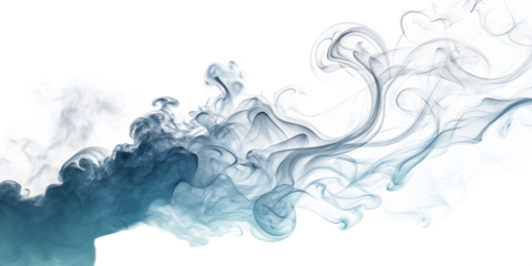 Soft abstract  smoke swirl rising on white background, elegant  movement ideal for design, texture, or background use. Misty flow pattern adds depth and sophistication. Perfect for creative d