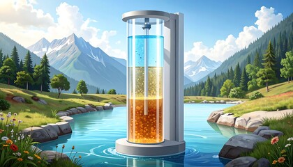 Water purification tower