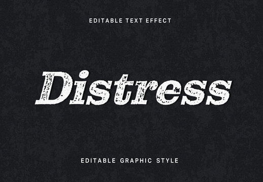 Grunge Distressed Text Effect