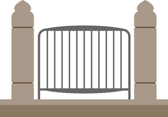 담장-담벼락-울타리-펜스-철제-벽돌-석재-철제 난간-보안