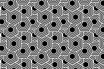 Yellow Honeycomb Hexagon Seamless Abstract Pattern Design