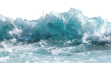 Ocean waves crashing