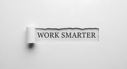 Unlock your potential and work smarter now with this motivational message, perfect for business presentations, success driven content, and inspiring office decor
