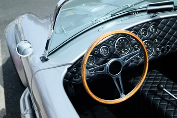 classic car headlight