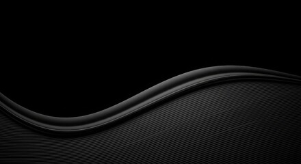 Dark Abstract Wavy Texture Background black wave
