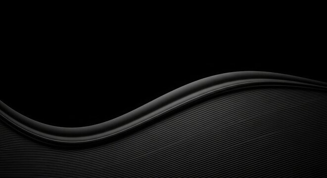 Dark Abstract Wavy Texture Background black wave