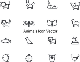 Animal icon vector