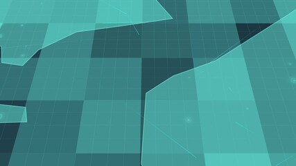 Futuristic Holographic Map of Guantanamo Bay Naval Base – Digital Polygon Territory Visualization on 3D Grid, Communication  - Powered by Adobe