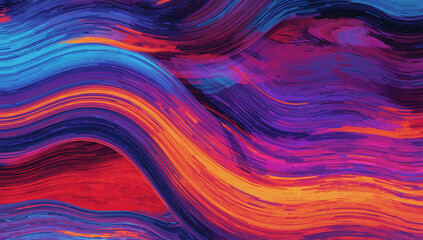 Obraz premium abstract colorful background with waves