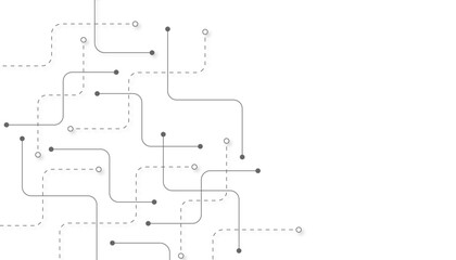 Abstract background with technology circuit board texture. Modern electronic motherboard texture. Creative idea for internet technology. Tech concept for header, web banner, website, presentation.