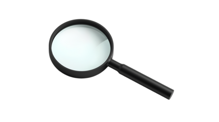 Magnifying Glass on Black Background lens optical instrument