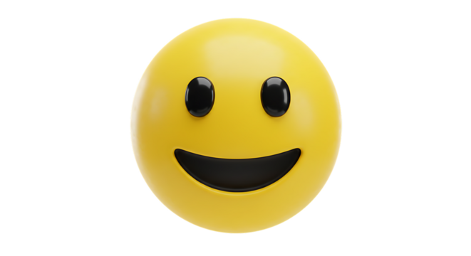 3d smiley face