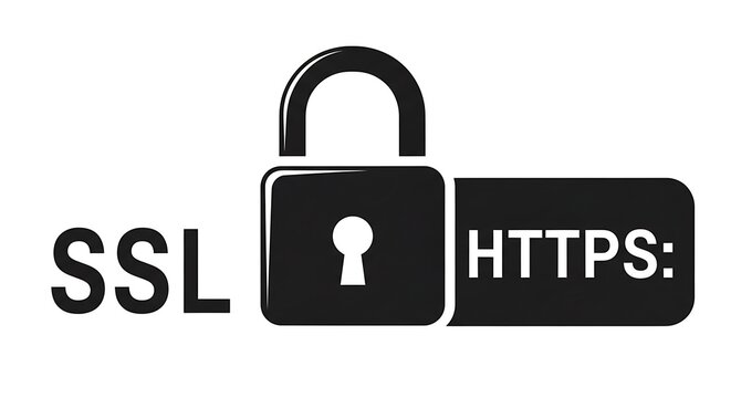 SSL HTTPS Security Lock Technology Internet Web Protection Symbol Security Data