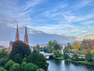 Fototapeta premium Church of St. Paul in Strasbourg, France