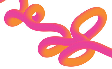 Obraz premium Vector art of a visually striking gradient fluid shape, creating a modern and abstract design with dynamic curves