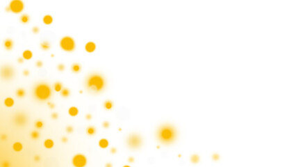 PNG Overlay Golden Dust Light Bokeh Effect. 
