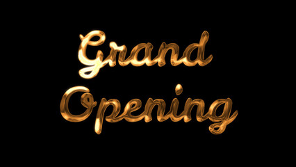 image Grand Opening handwritten text . Perfect for promoting a new business, store, event, or product launch.