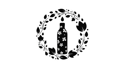 black and white dots on a white background