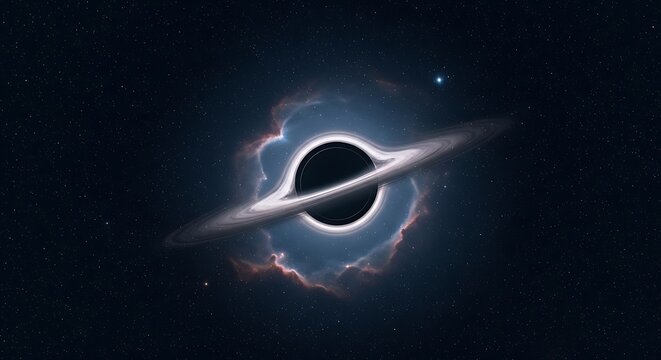Black Holes Gravitational Lens - Warped Spacetime and Cosmic Phenomena.