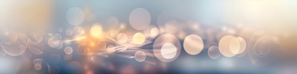 Light bokeh background wallpaper horizontal.