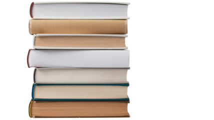 A stack of diverse books shows knowledge and learning, perfect for illustrating education, libraries, literature, reading, and the joy of discovery