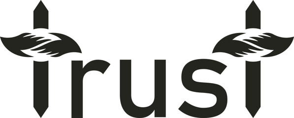 A sleek, modern logo with a shield and handshake symbol, using blue tones to evoke trust, security, and professionalism across all platforms.