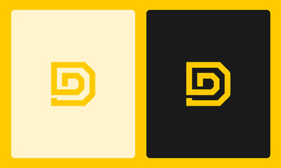 Double D Letter Monogram Logo