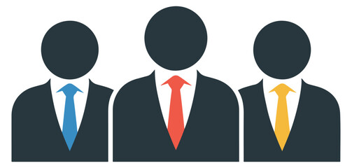 diverse business team with senior leader