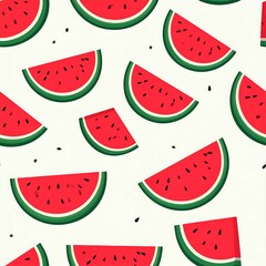 Watermelon slices pattern