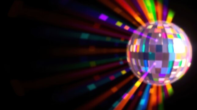 disco ball with lights