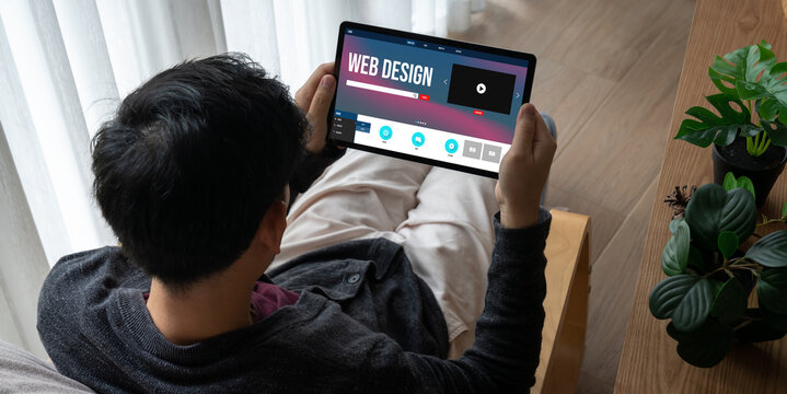 Website design software provide modish template for online retail business and e-commerce