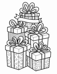 gift boxes vector