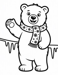bear with ice cream