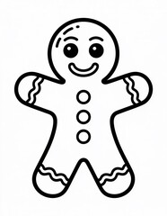 christmas gingerbread man