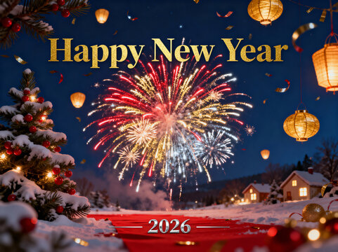 Happy New Year 2026 Celebration