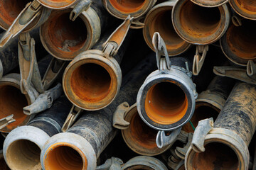 Durable irrigation piping ready for farming and agriculture applications