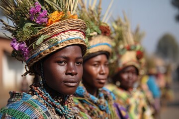 Fototapeta premium Zambia Traditional Music, Dance, and Costume