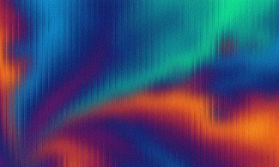 Blurry Gradient Aurora with Vertical Lines Texture