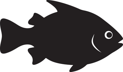 Silhouette of fish 
