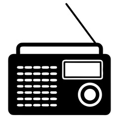 Title:

Radio Silhouette Icon Flat Emergency Device Graphic for Modern Design Projects